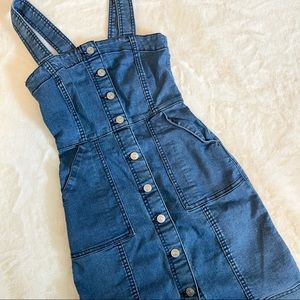 Button Up Denim Dress